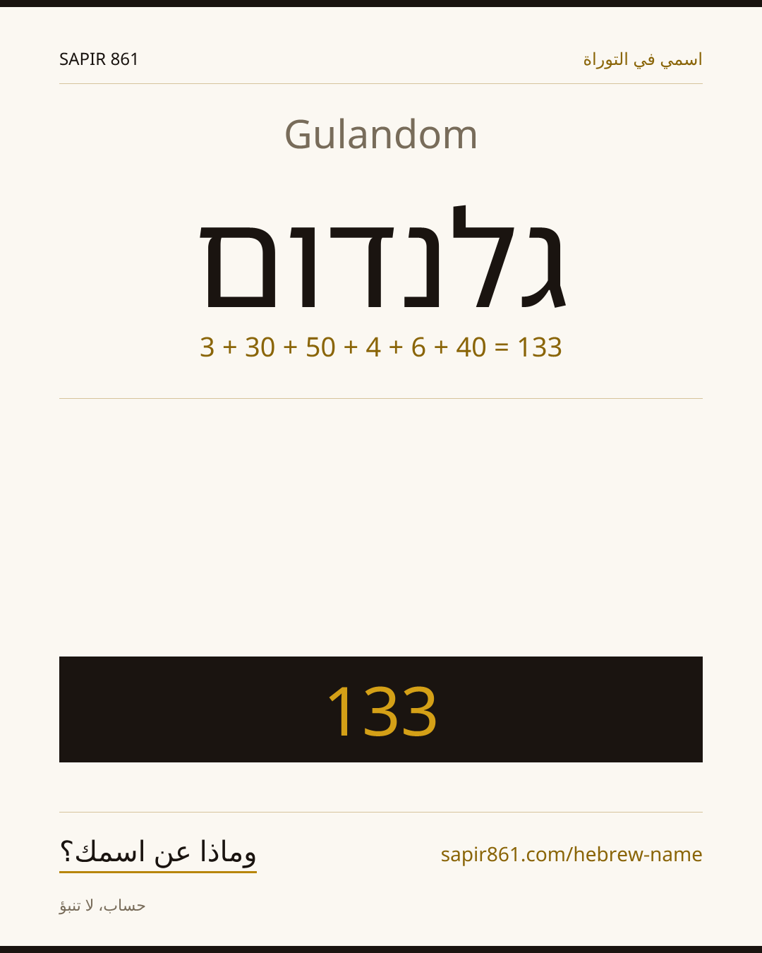 Gulandom — גלנדום