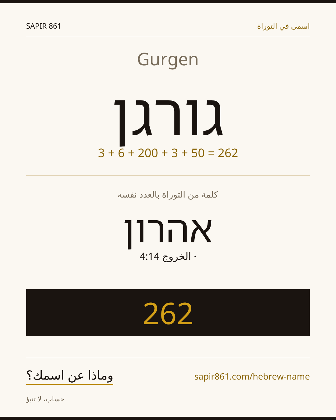 Gurgen — גורגן