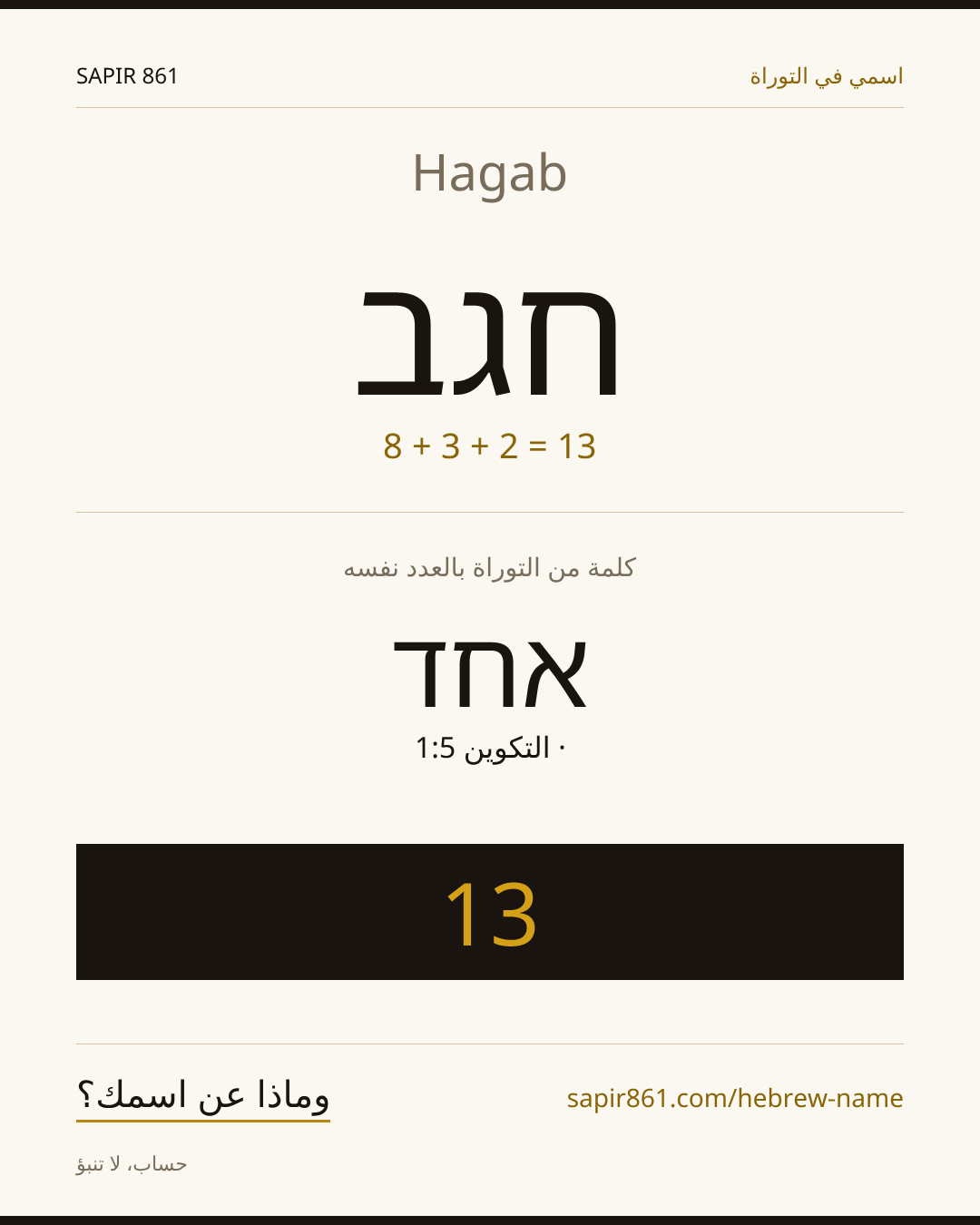 Hagab — חגב