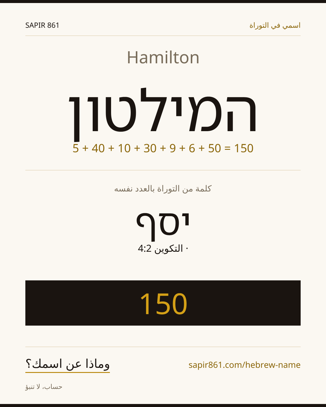 Hamilton — המילטון