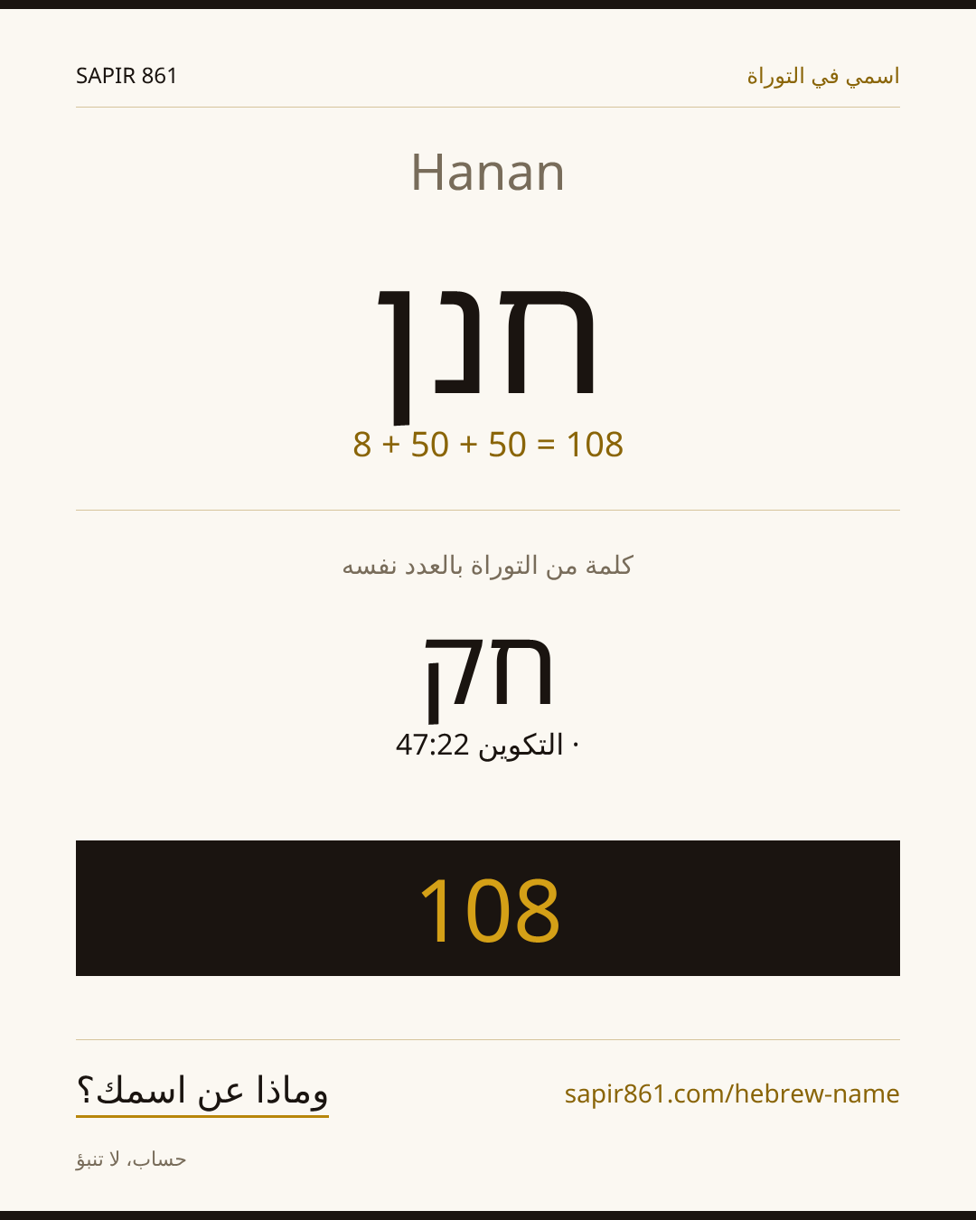 Hanan — חנן