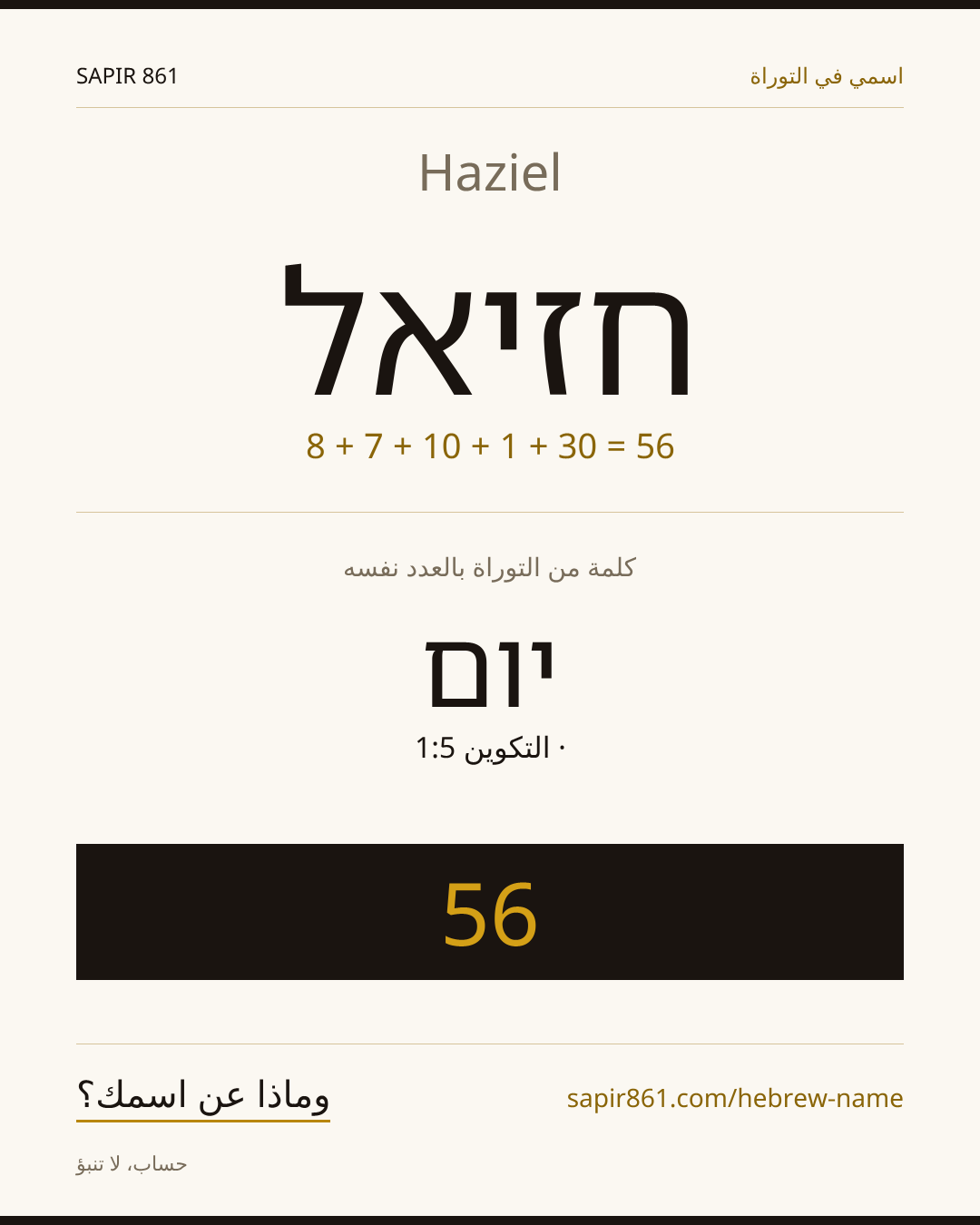 Haziel — חזיאל
