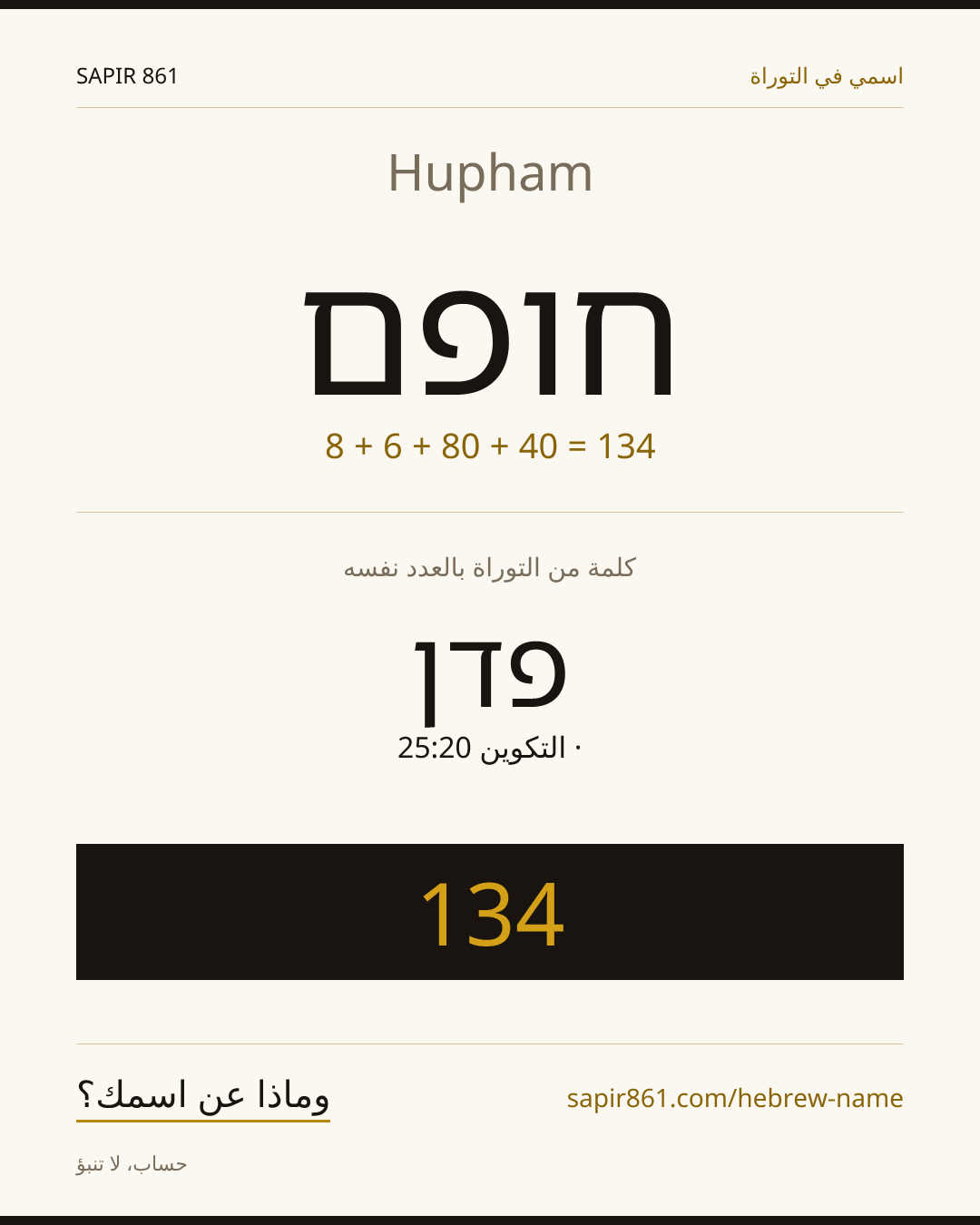 Hupham — חופם