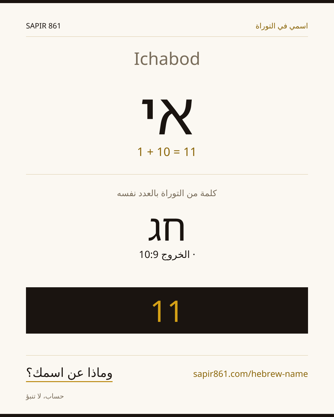 Ichabod — אי