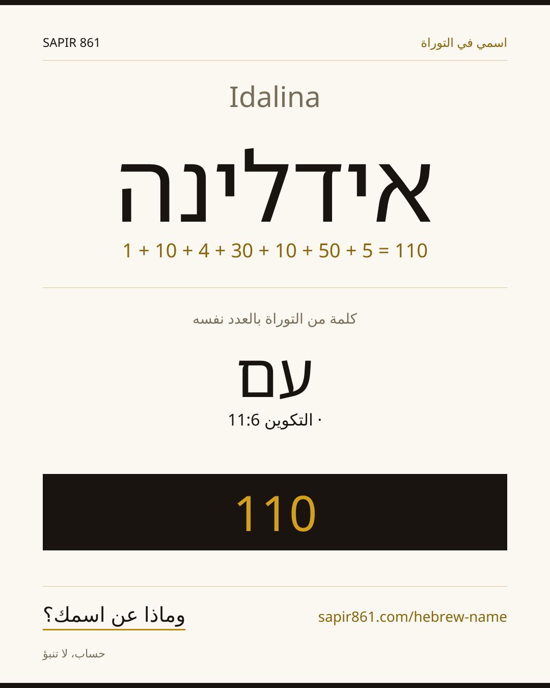 Idalina — אידלינה