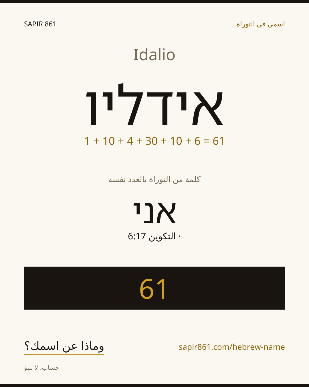 Idalio — אידליו