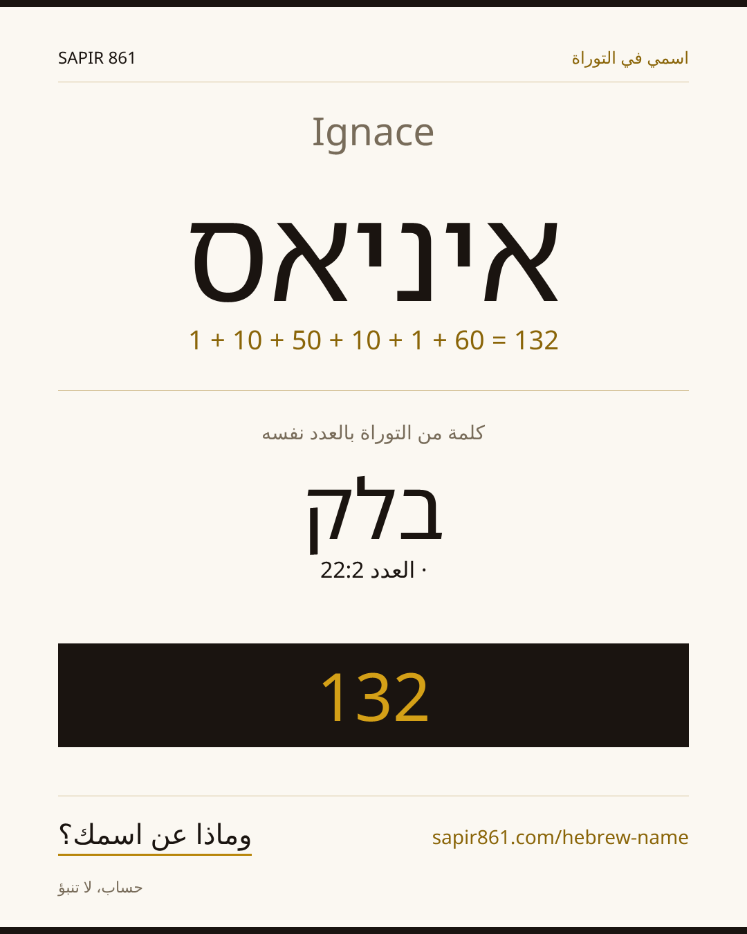 Ignace — איניאס