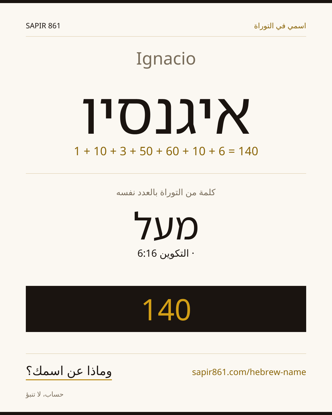 Ignacio — איגנסיו