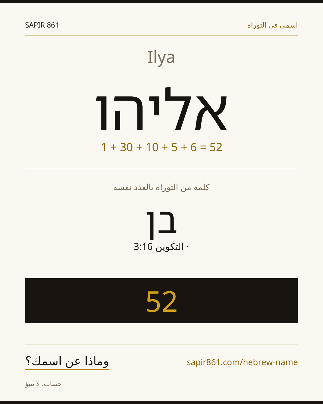 Ilya — אליהו