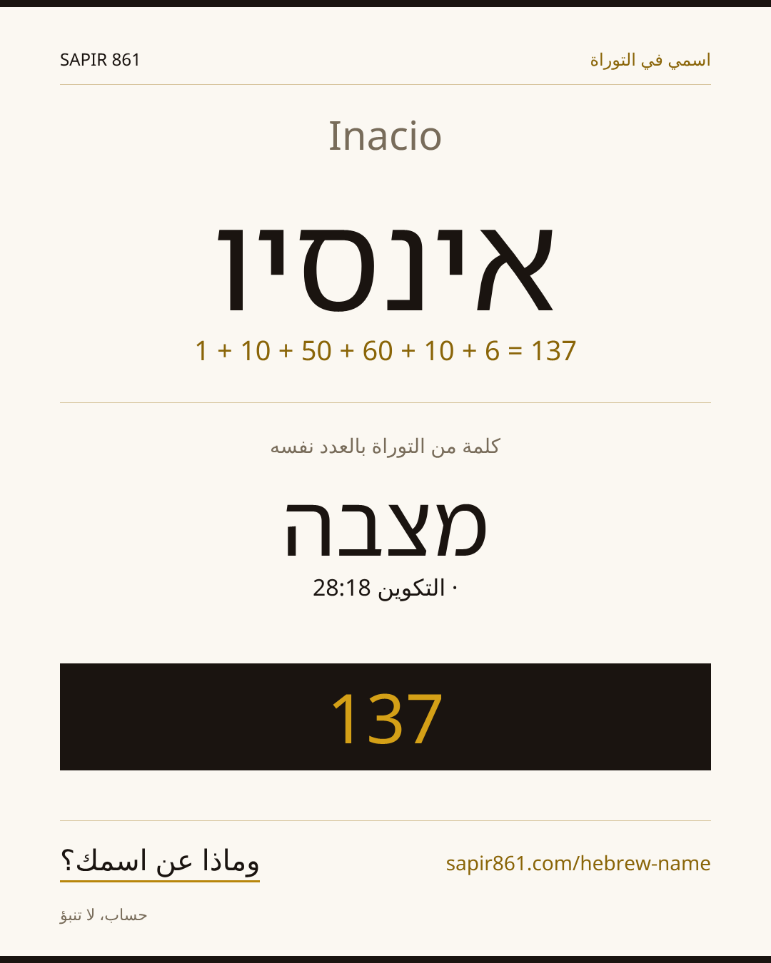 Inacio — אינסיו