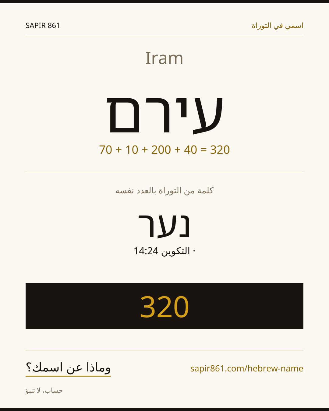 Iram — עירם