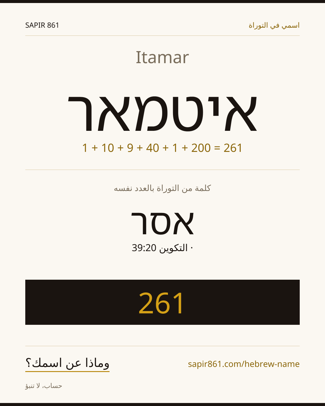 Itamar — איטמאר