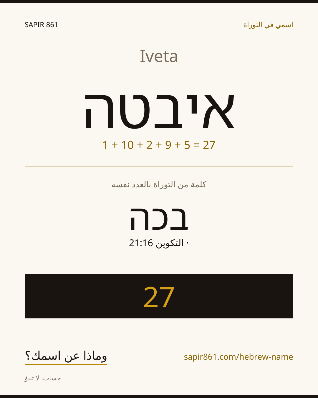 Iveta — איבטה