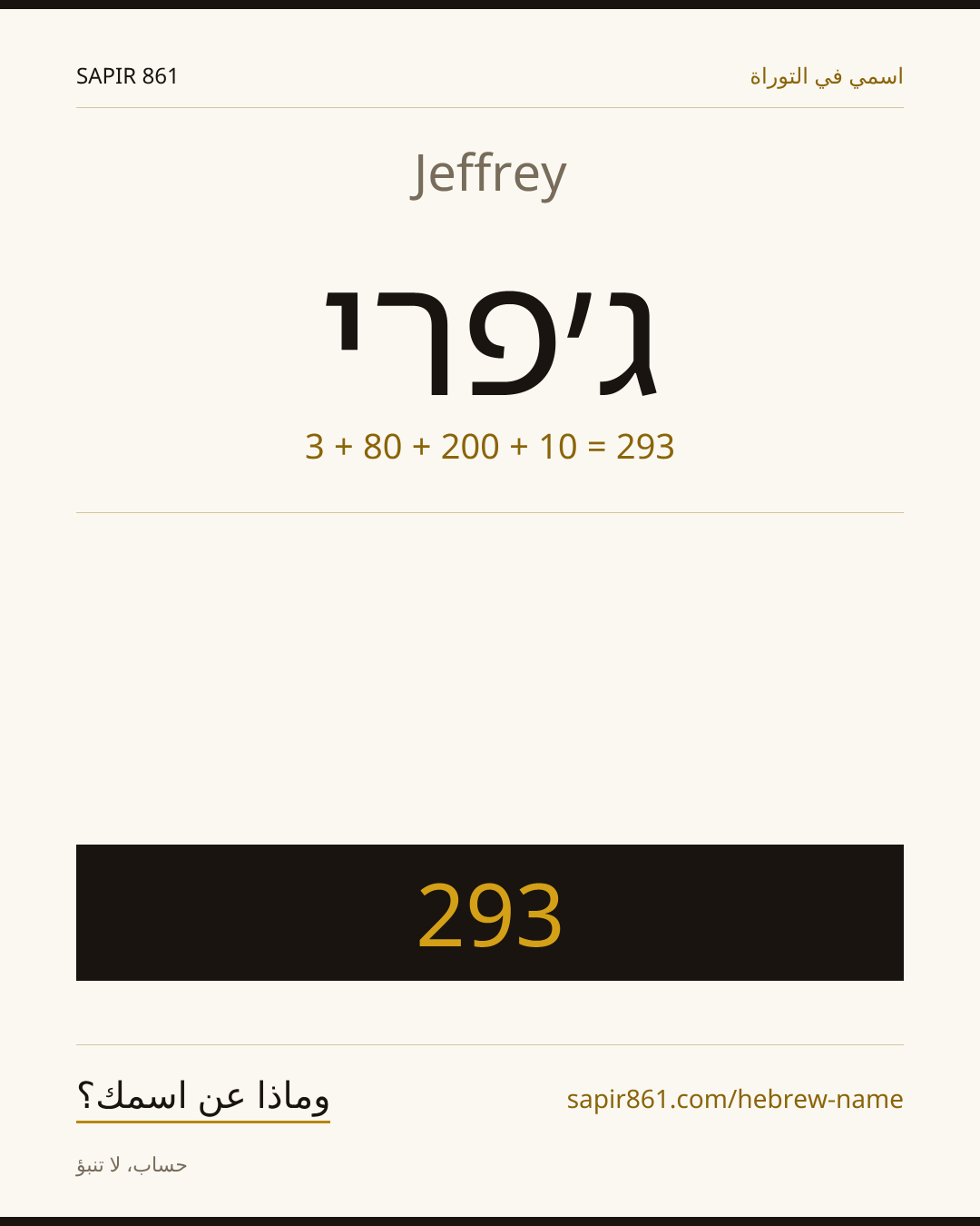 Jeffrey — ג׳פרי