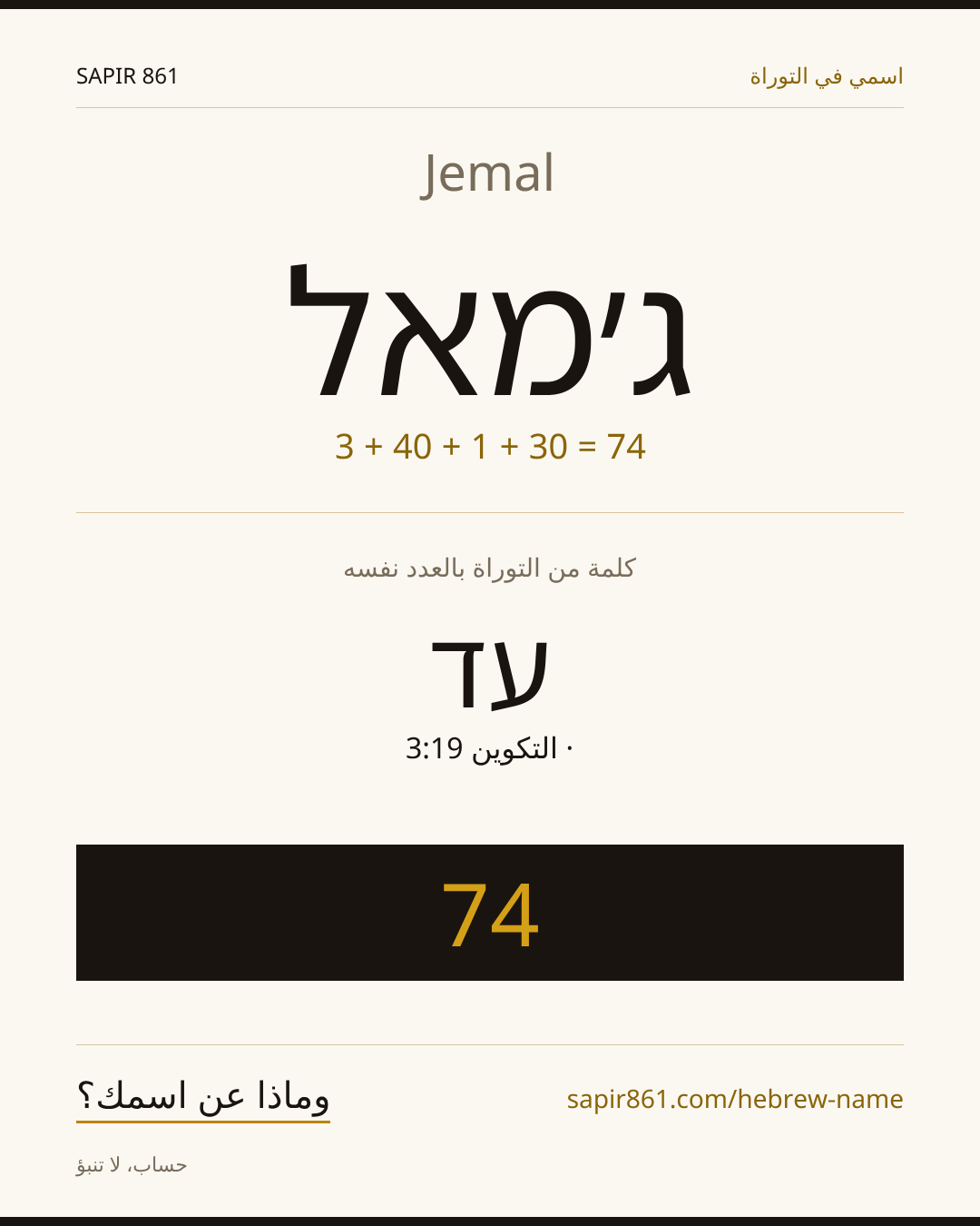 Jemal — ג׳מאל
