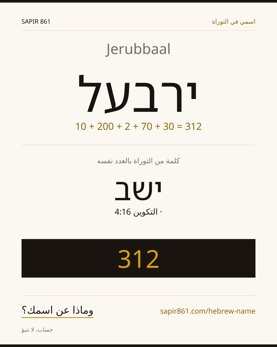 Jerubbaal — ירבעל