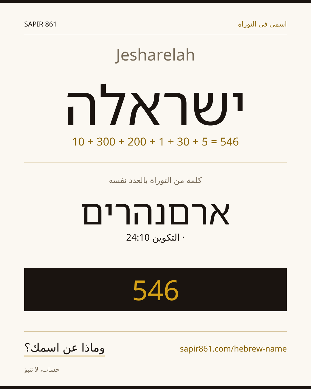 Jesharelah — ישראלה