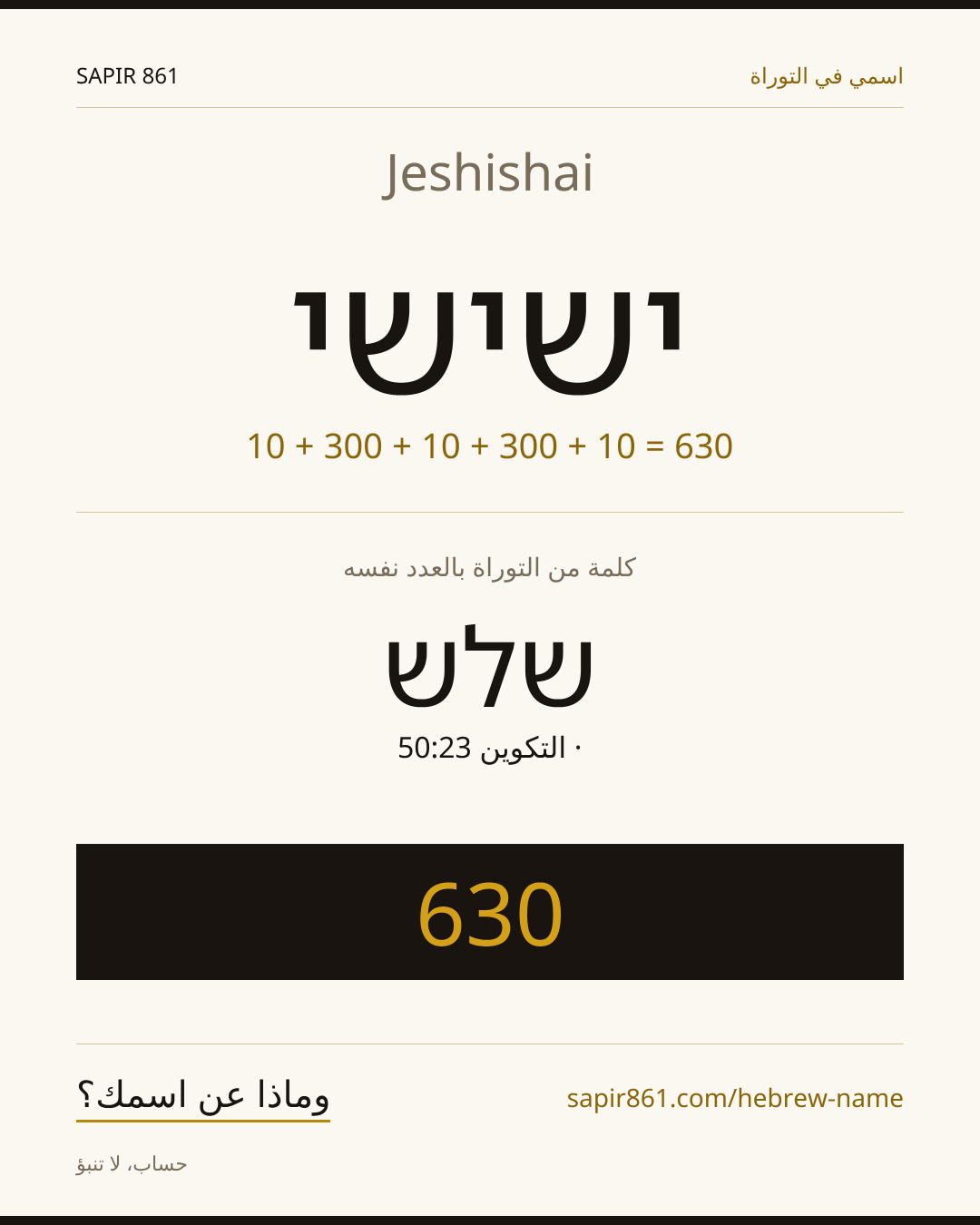 Jeshishai — ישישי