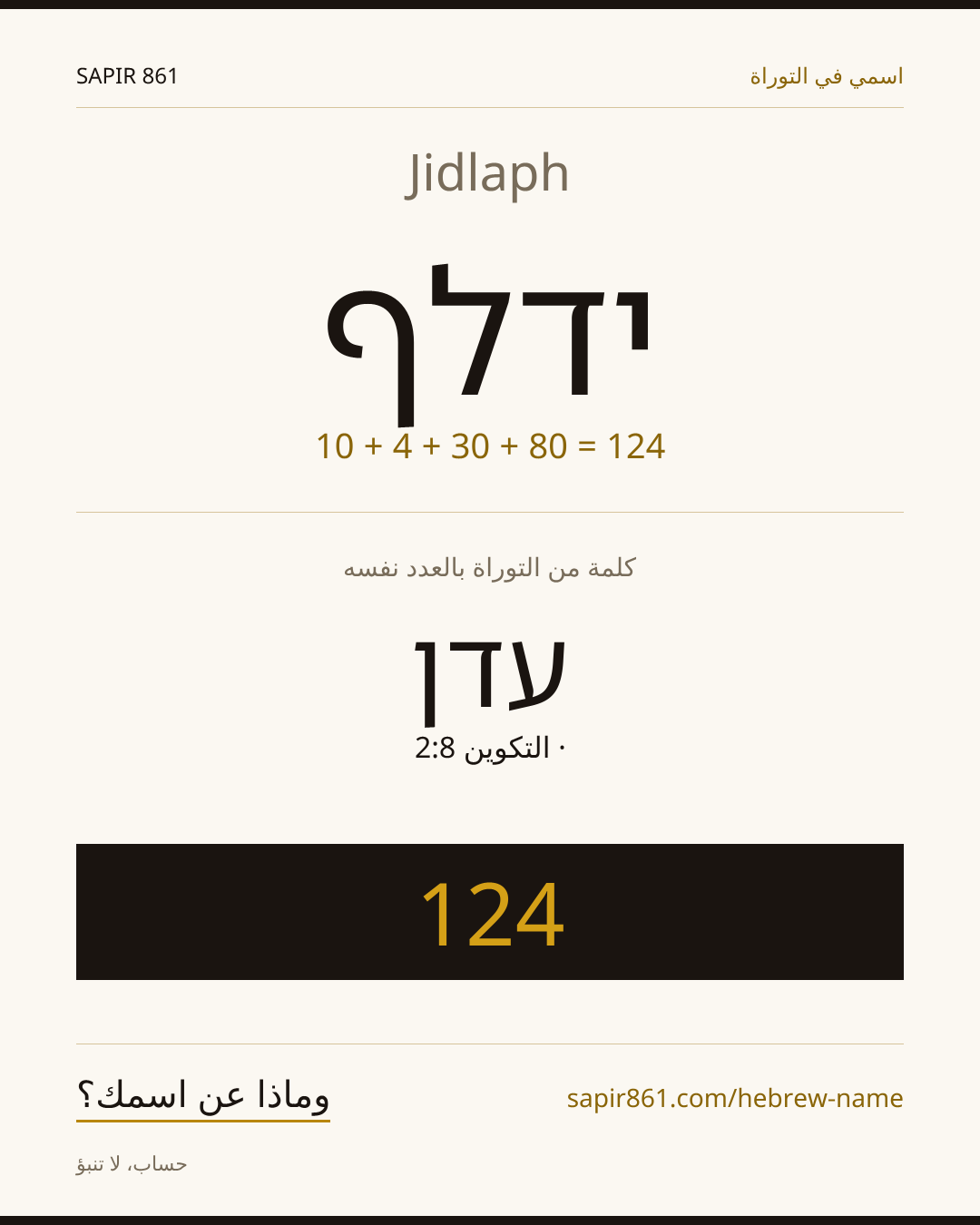 Jidlaph — ידלף