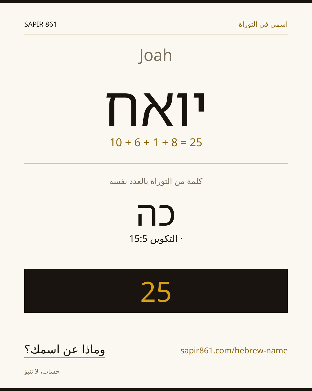 Joah — יואח