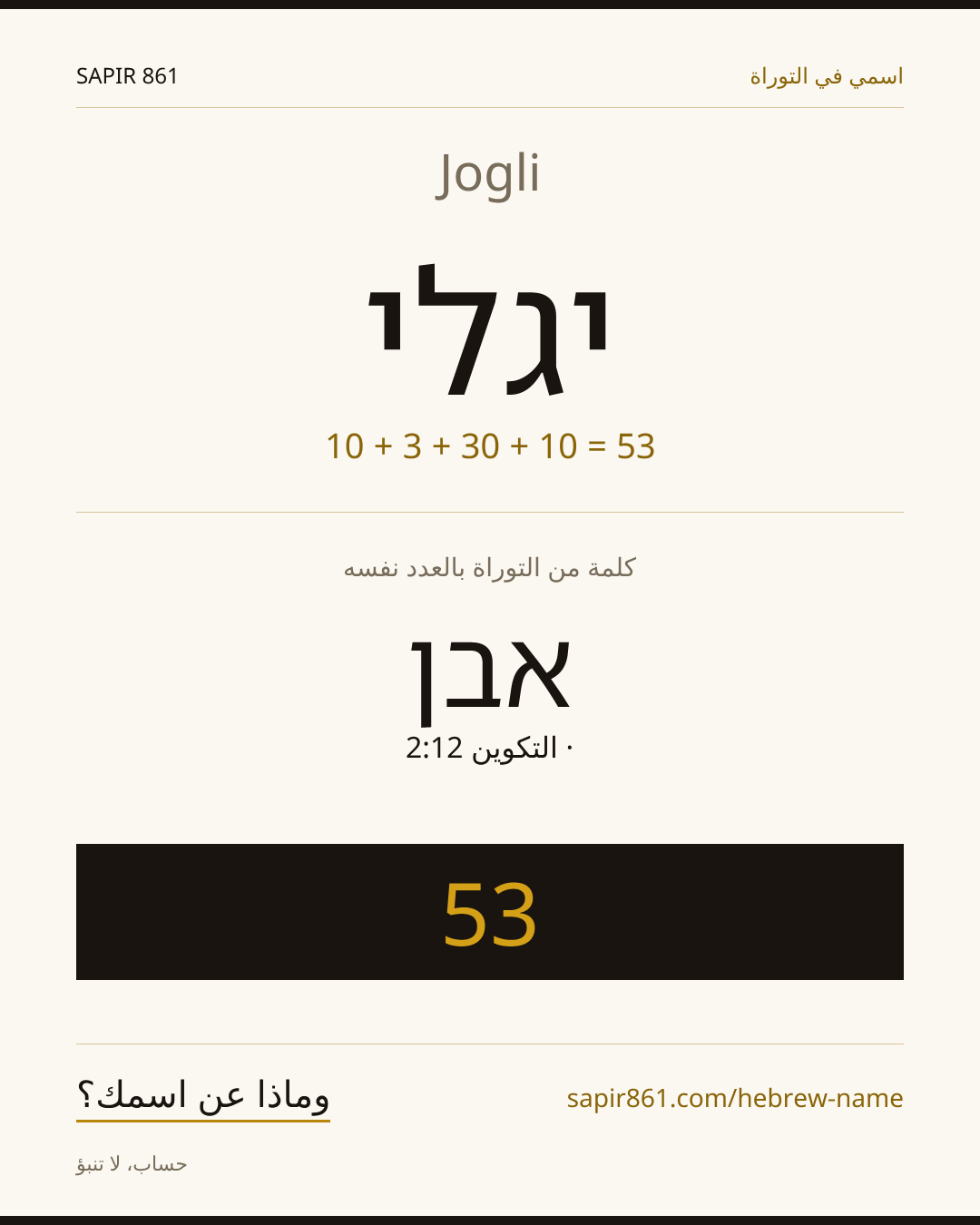 Jogli — יגלי