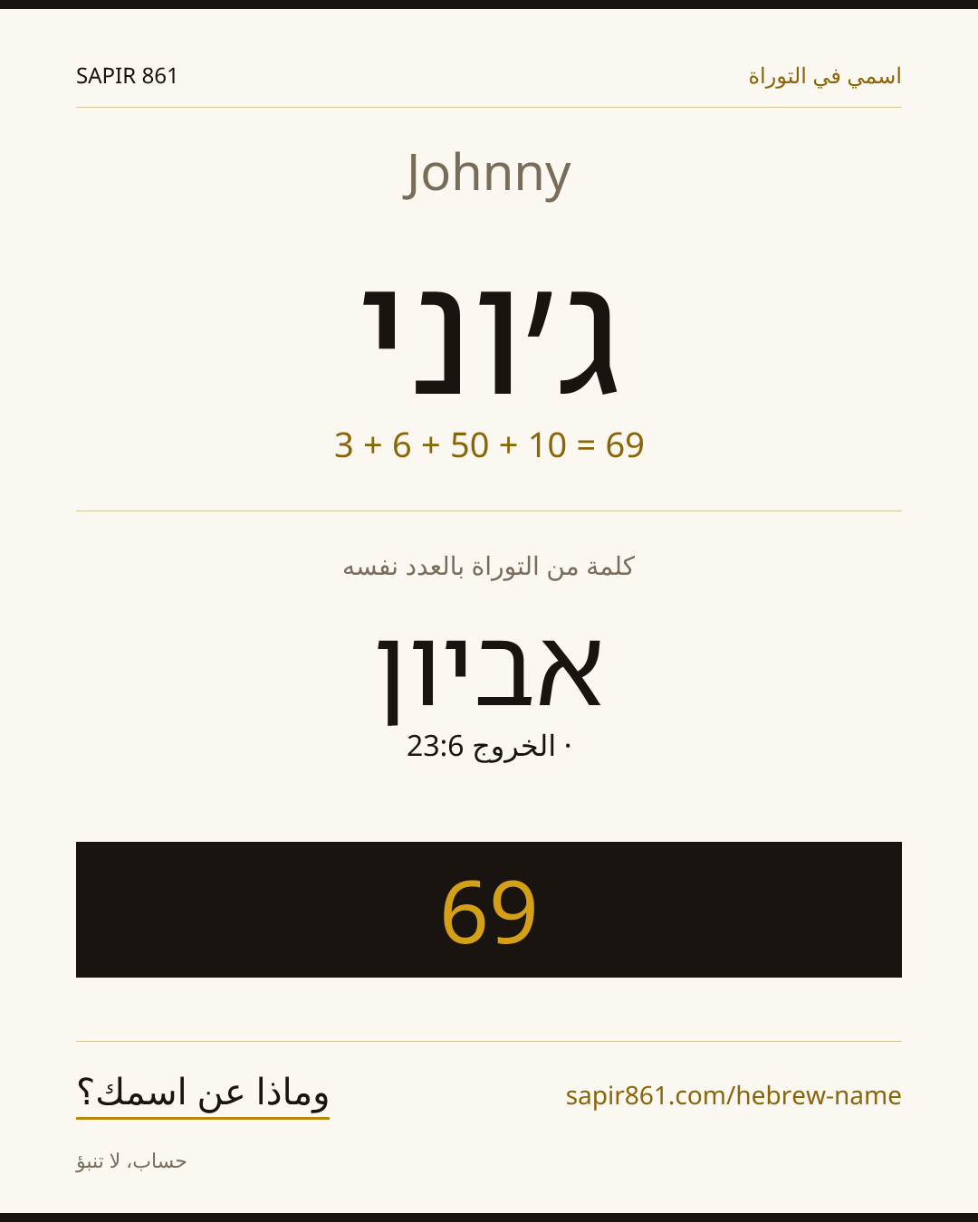 Johnny — ג׳וני