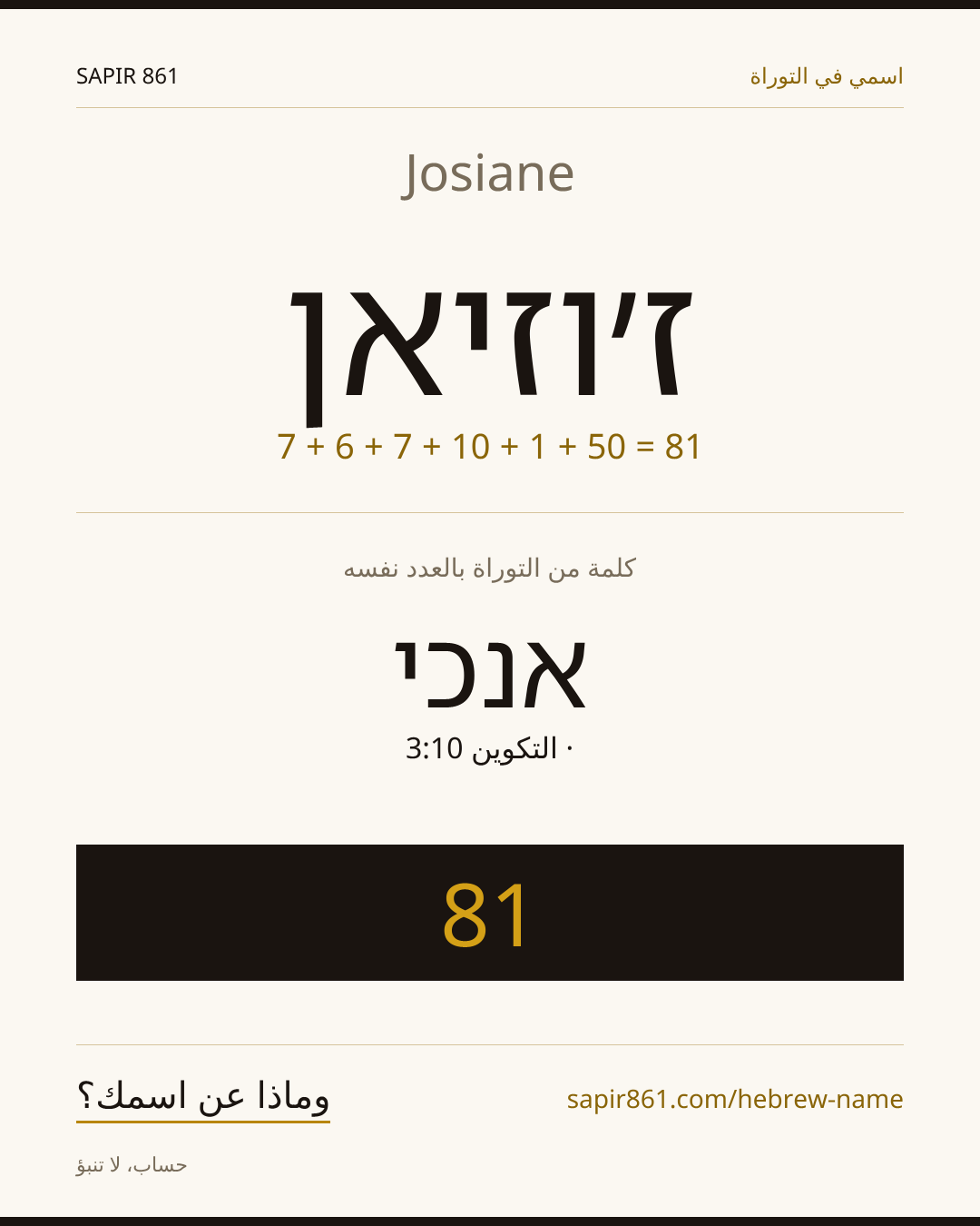 Josiane — ז׳וזיאן