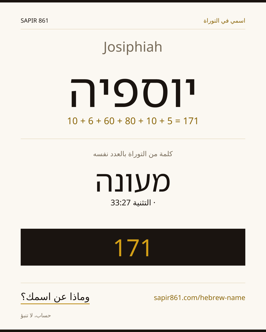 Josiphiah — יוספיה