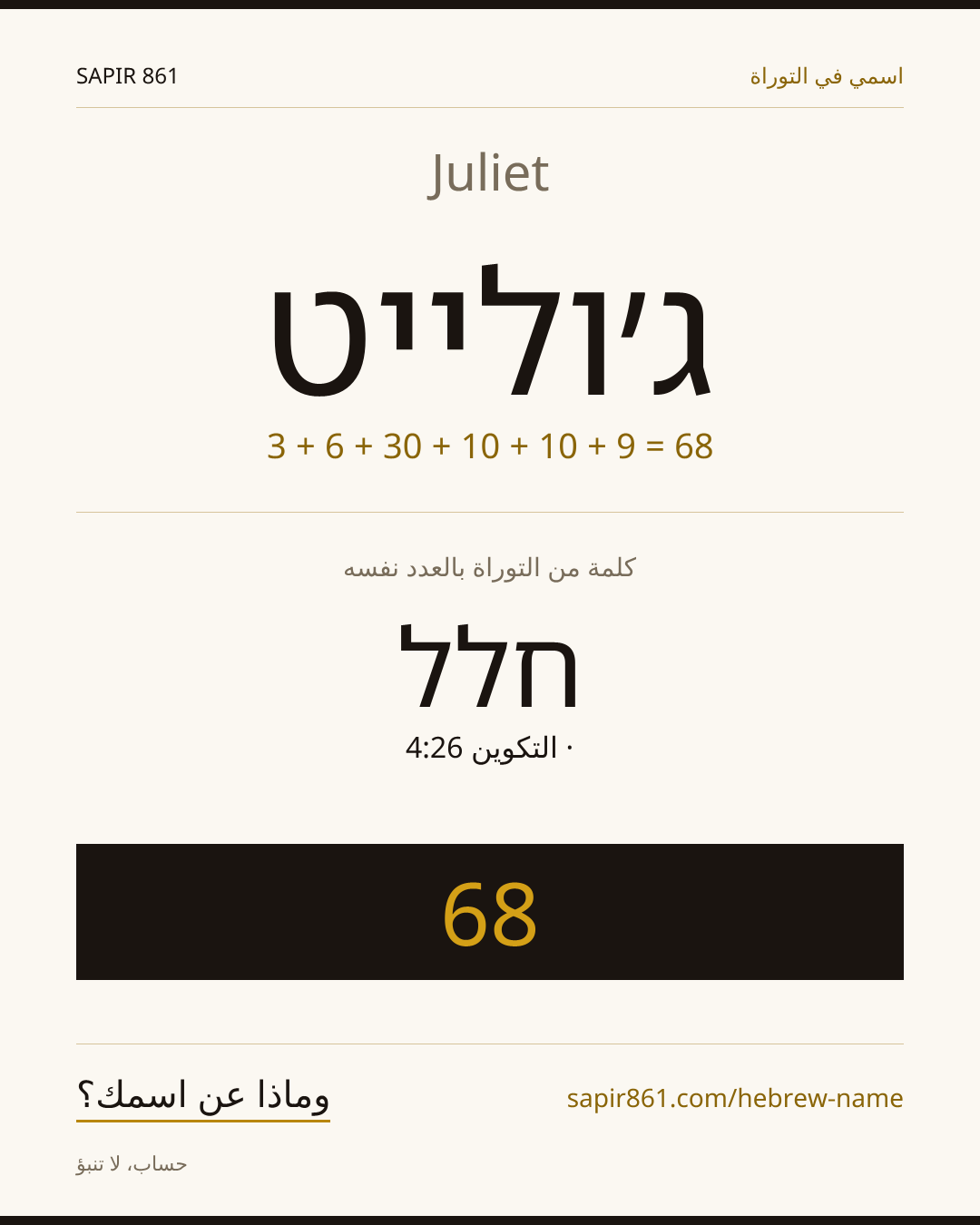 Juliet — ג׳ולייט