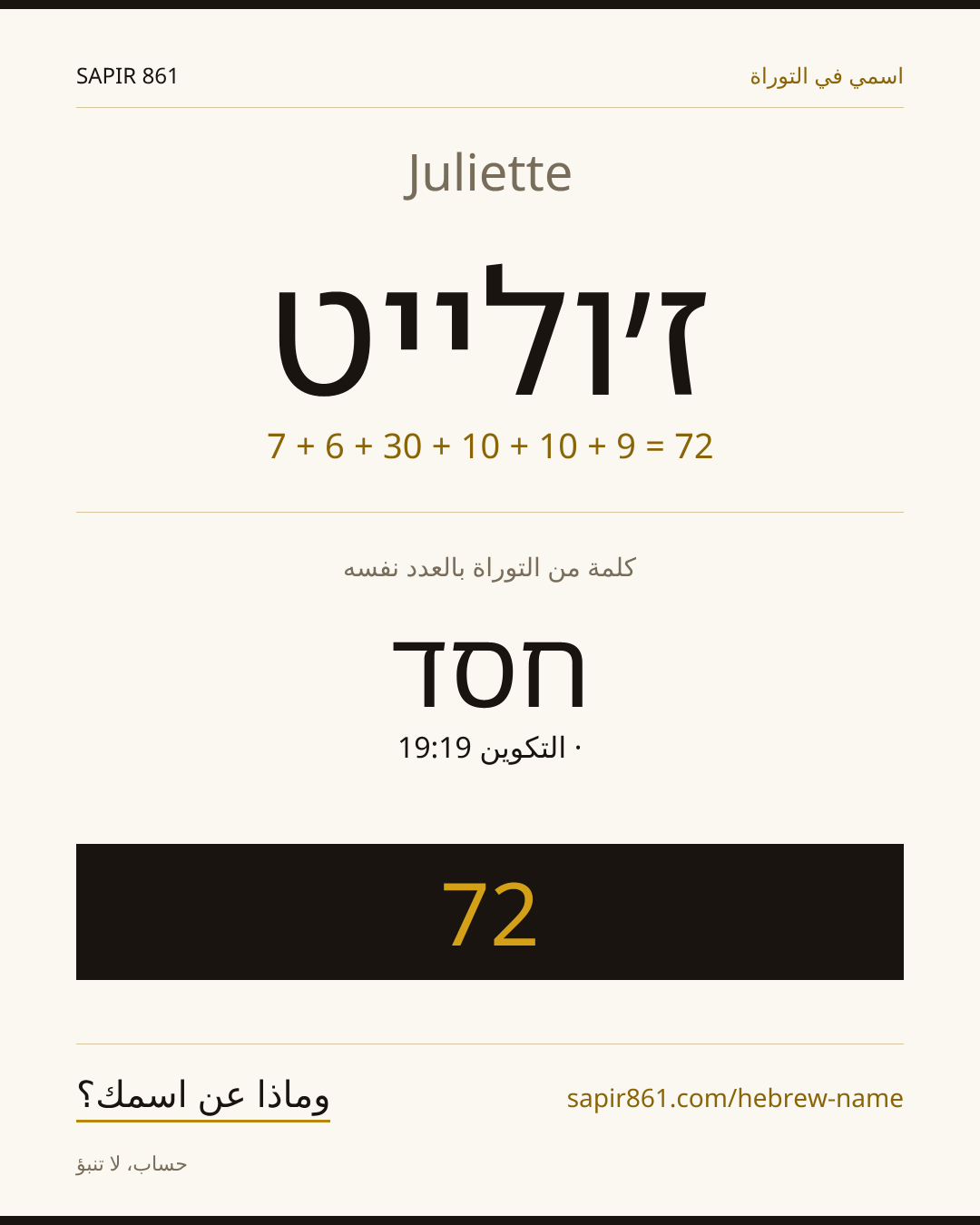 Juliette — ז׳ולייט