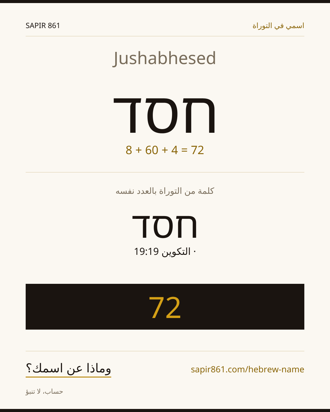 Jushabhesed — חסד