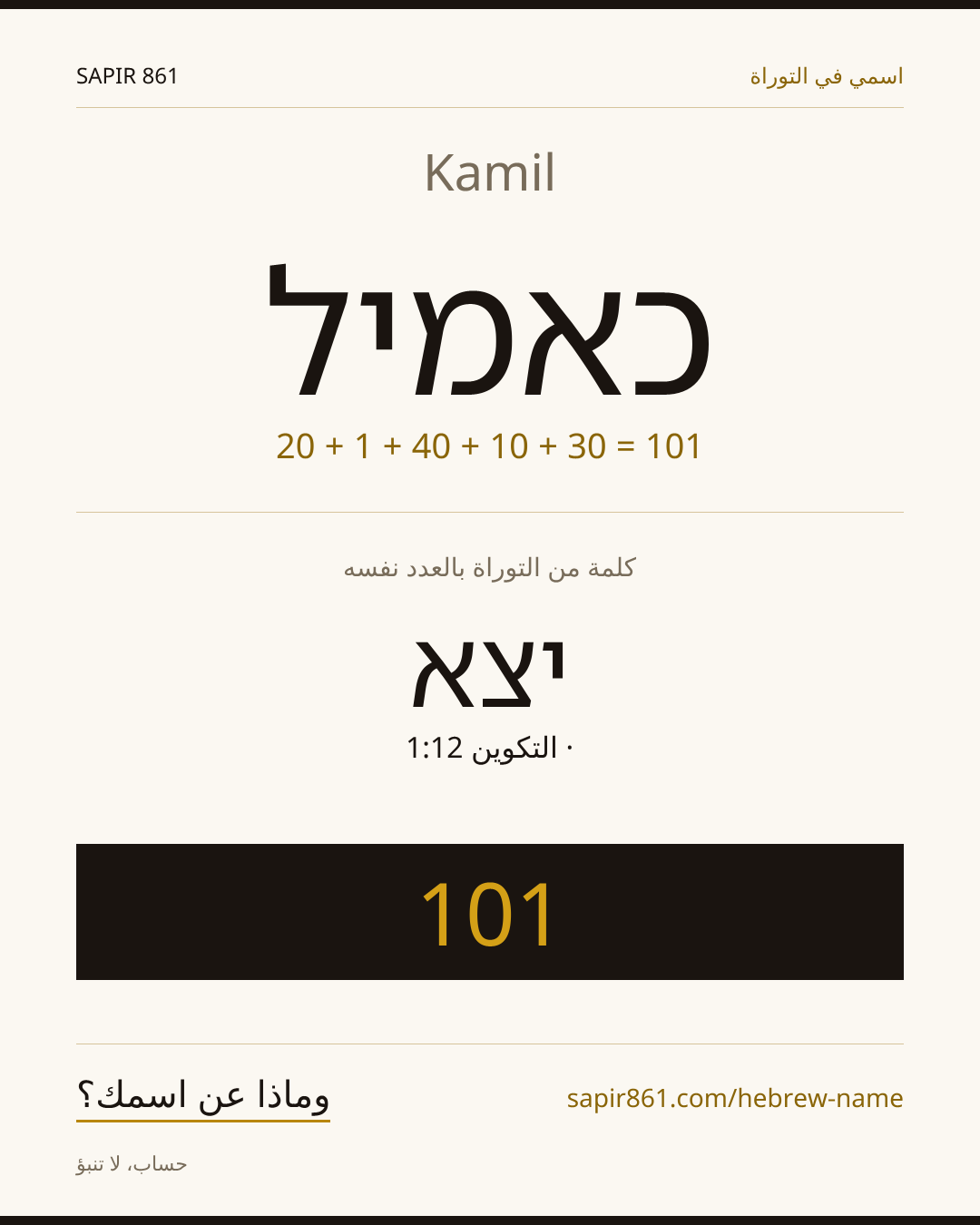Kamil — כאמיל