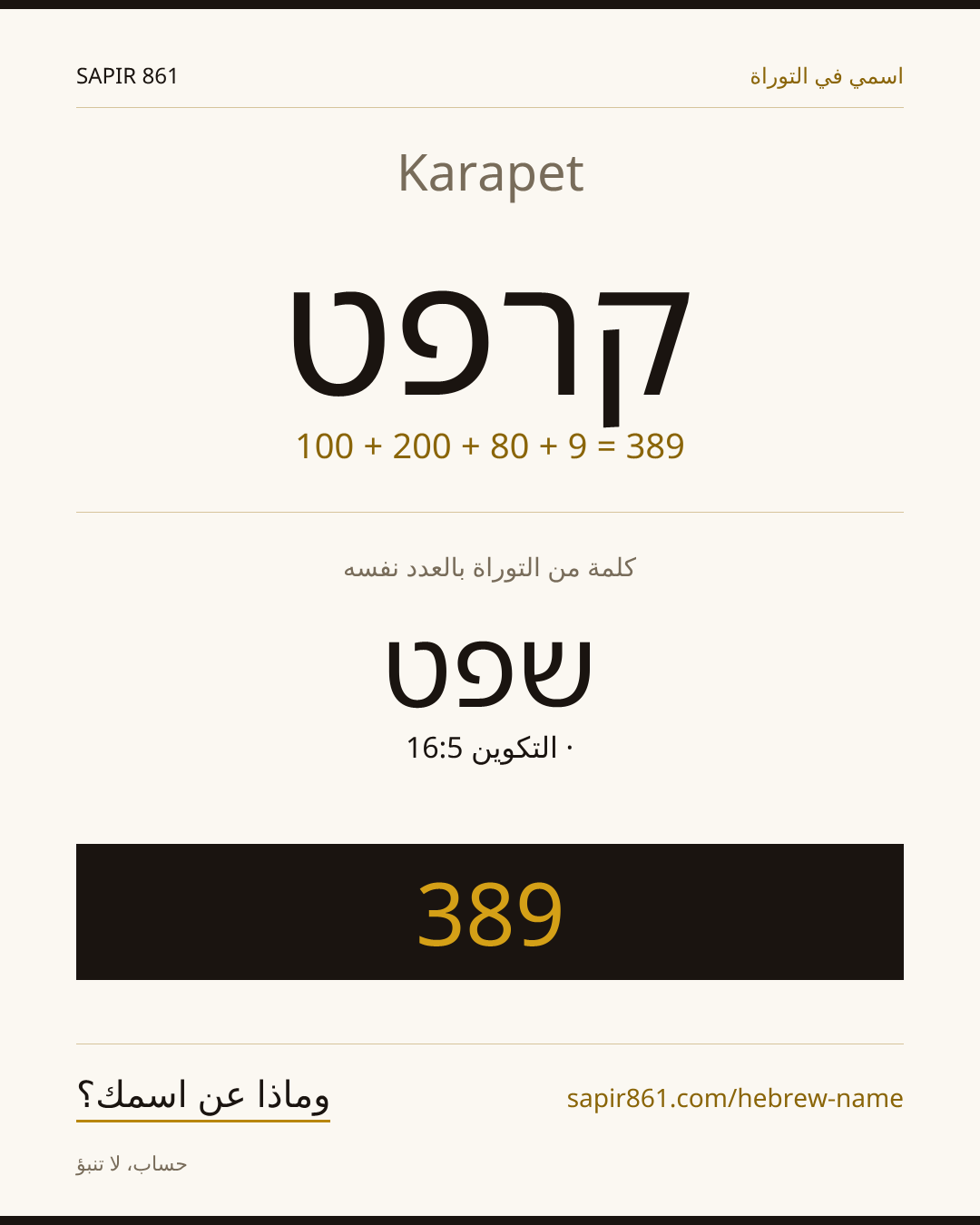 Karapet — קרפט