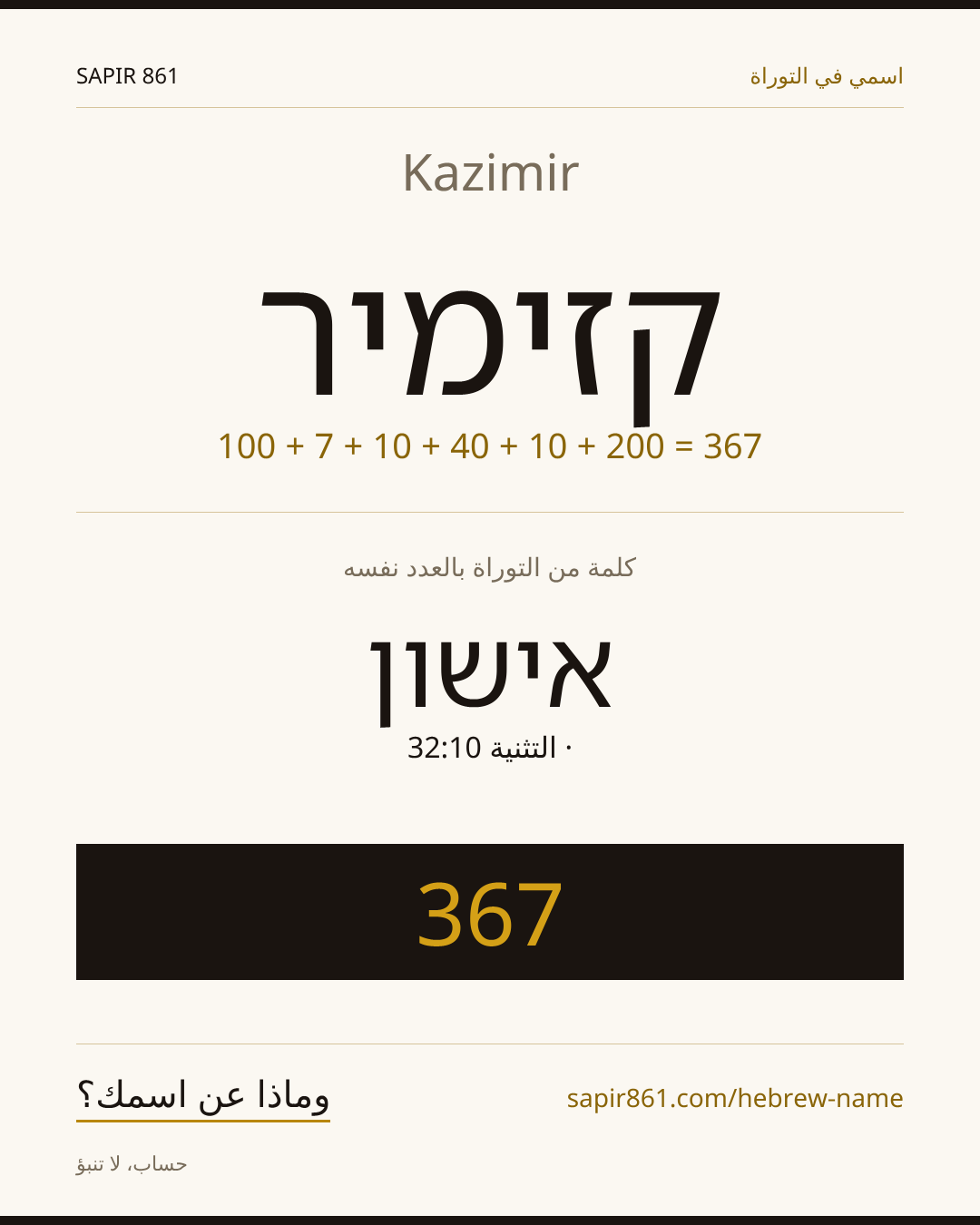 Kazimir — קזימיר