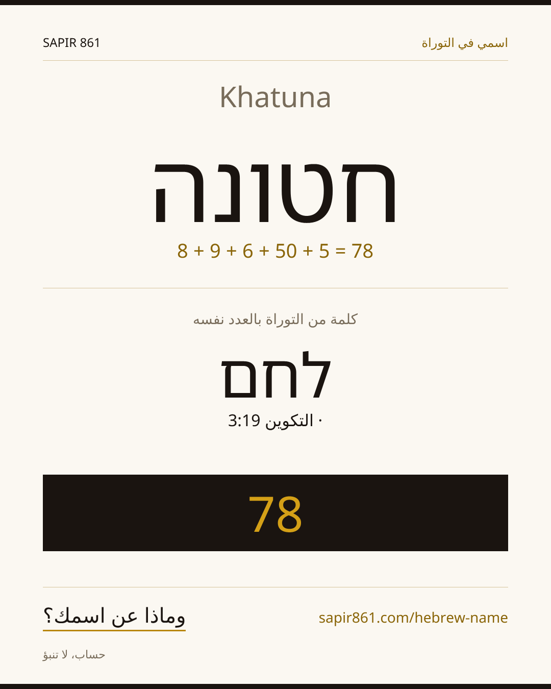 Khatuna — חטונה