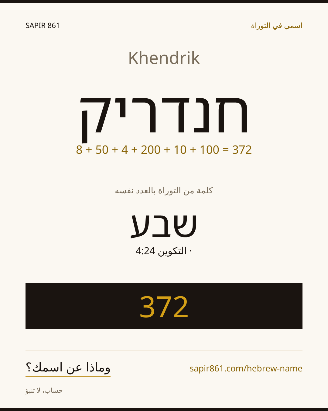 Khendrik — חנדריק