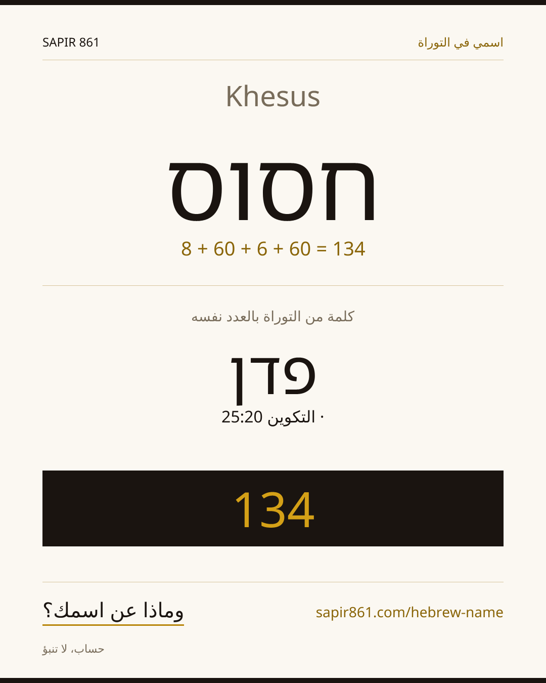 Khesus — חסוס