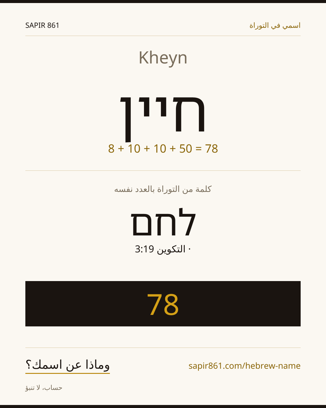 Kheyn — חיין