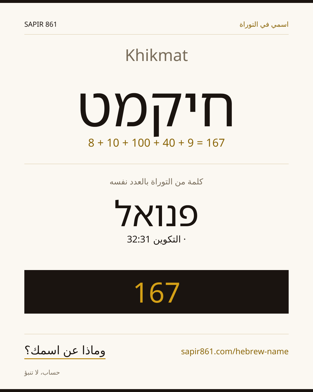 Khikmat — חיקמט