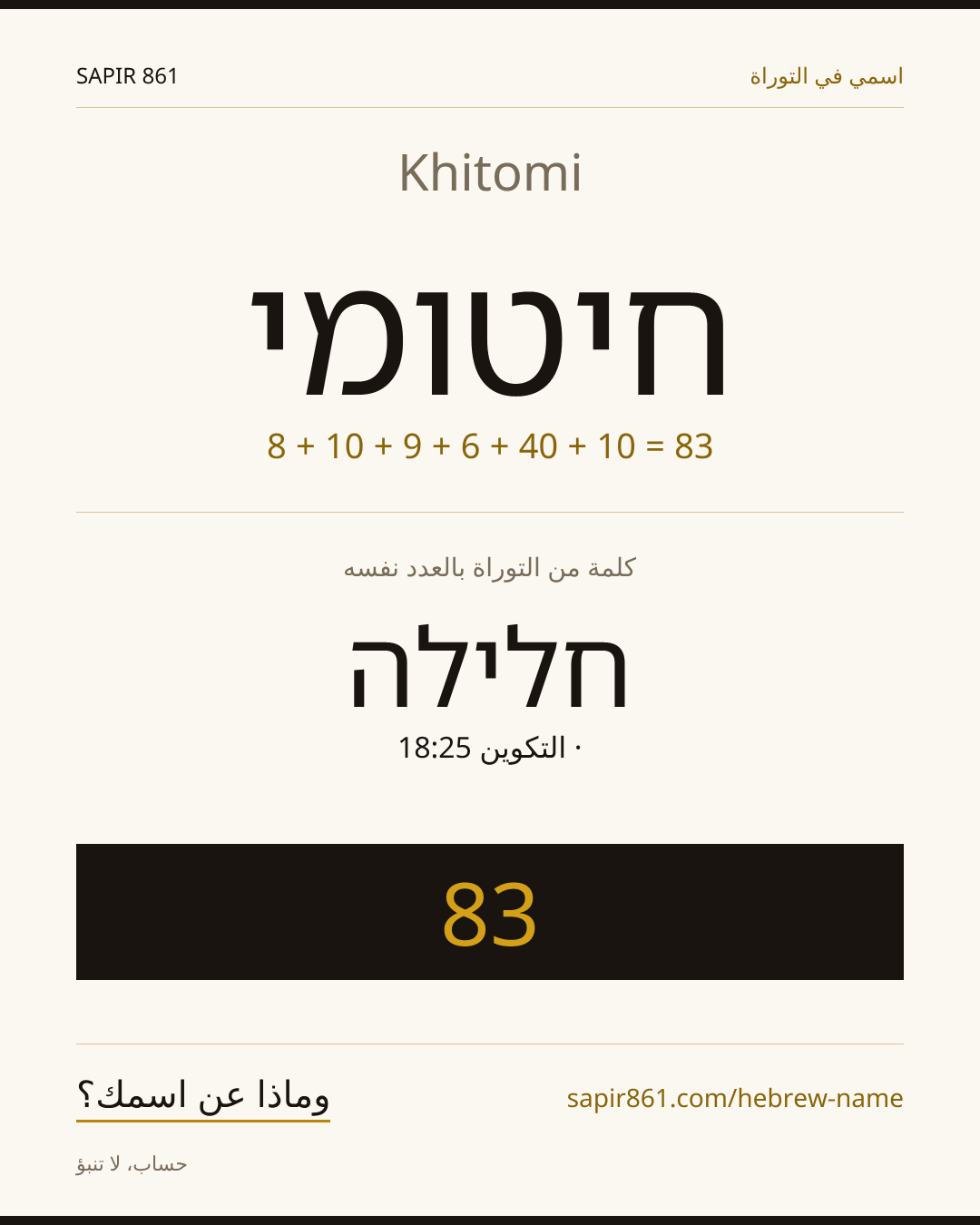 Khitomi — חיטומי
