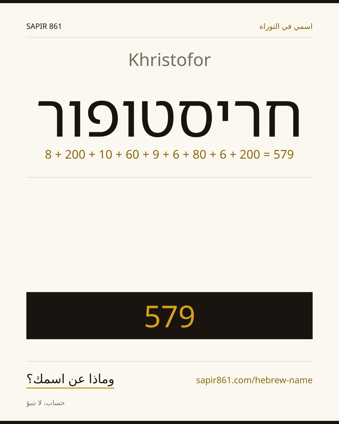 Khristofor — חריסטופור