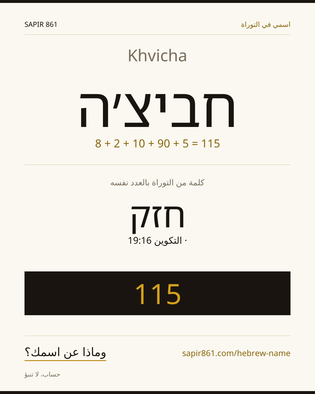 Khvicha — חביצ׳ה