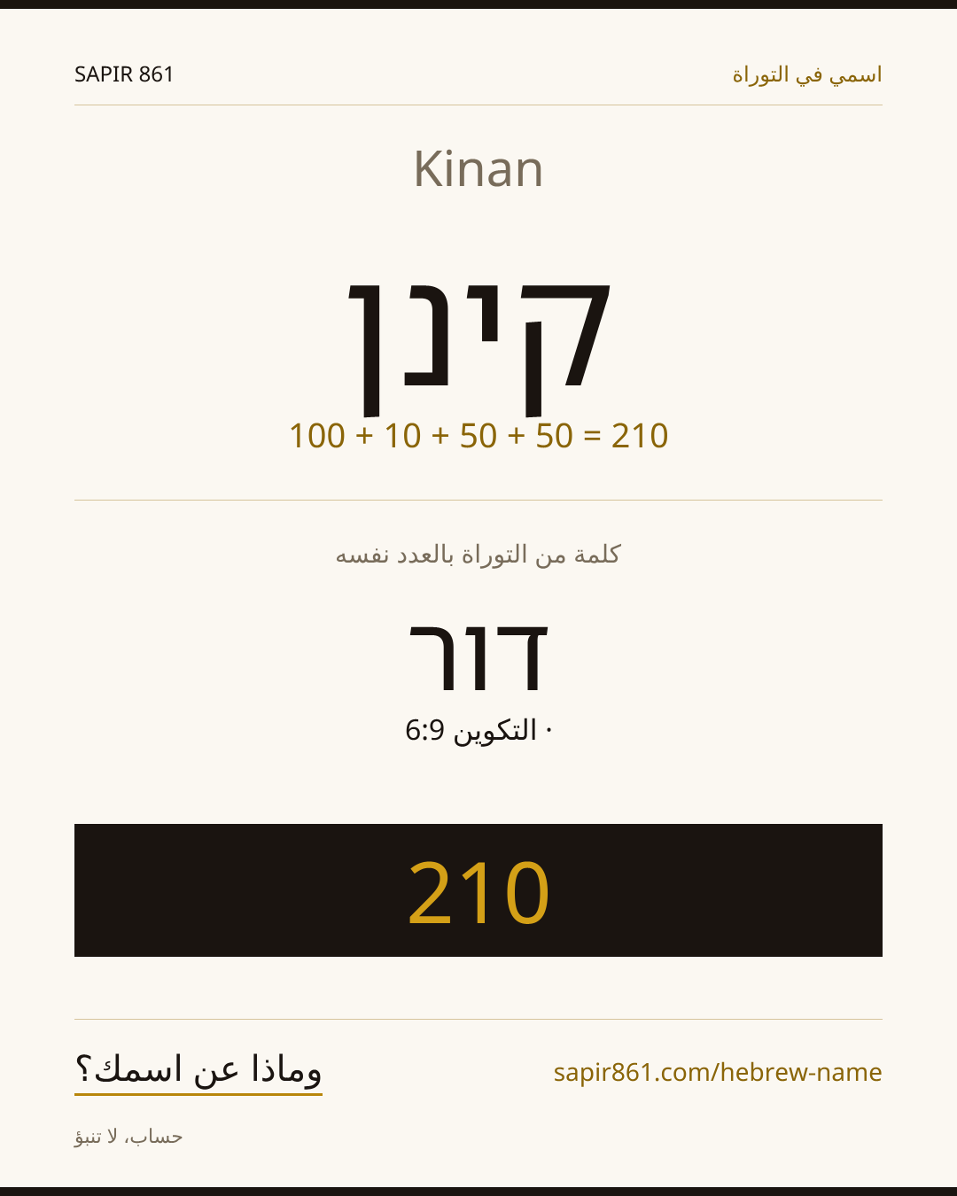 Kinan — קינן