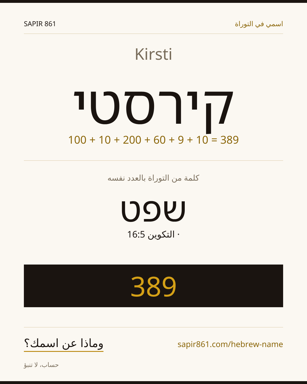 Kirsti — קירסטי