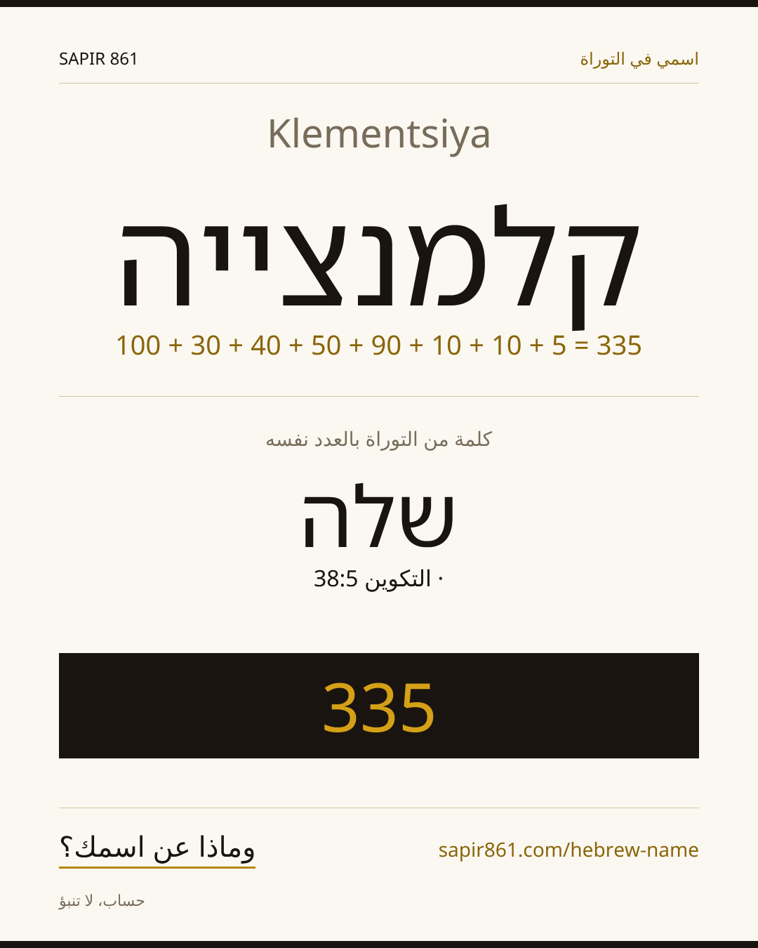 Klementsiya — קלמנצייה