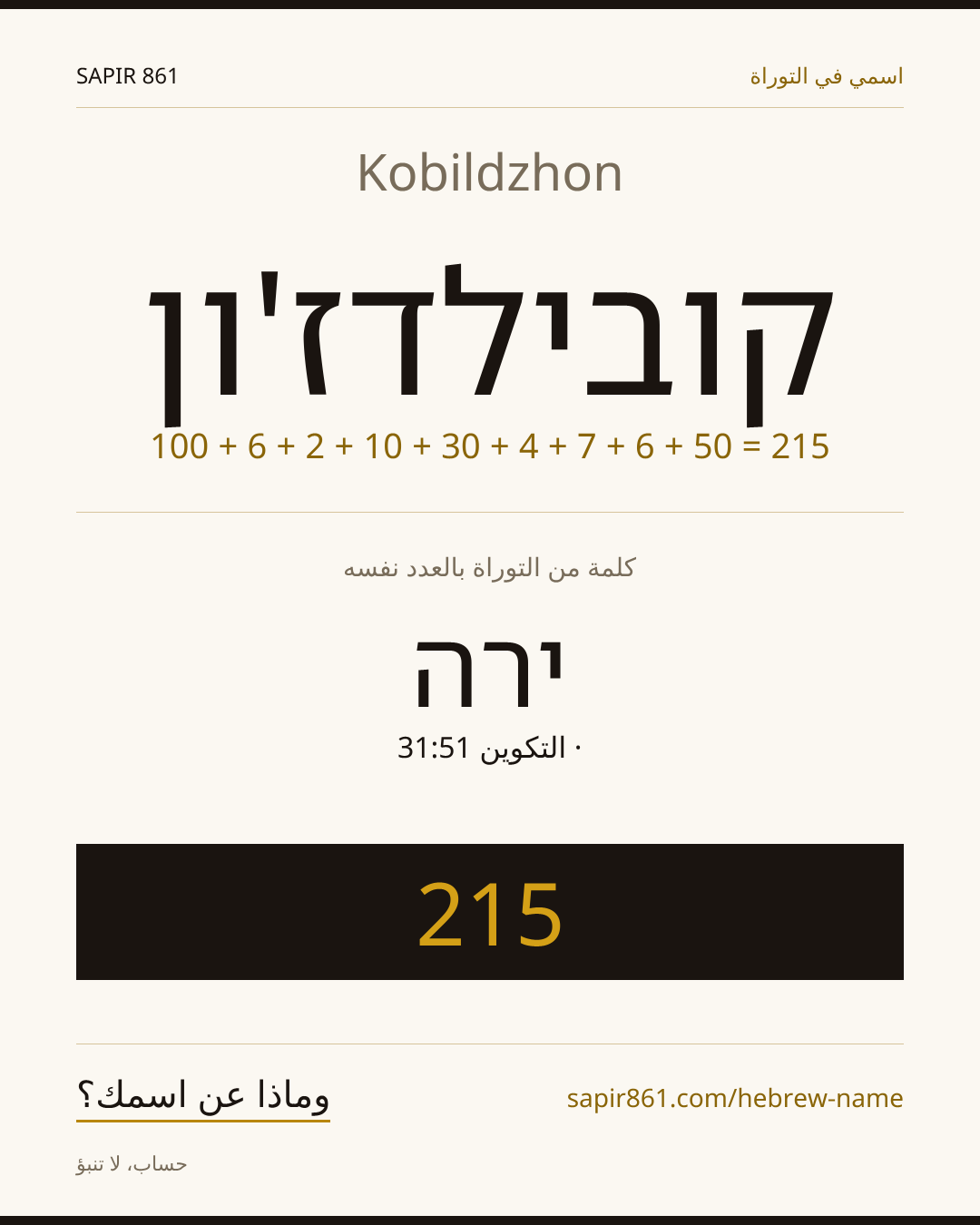Kobildzhon — קובילדז'ון