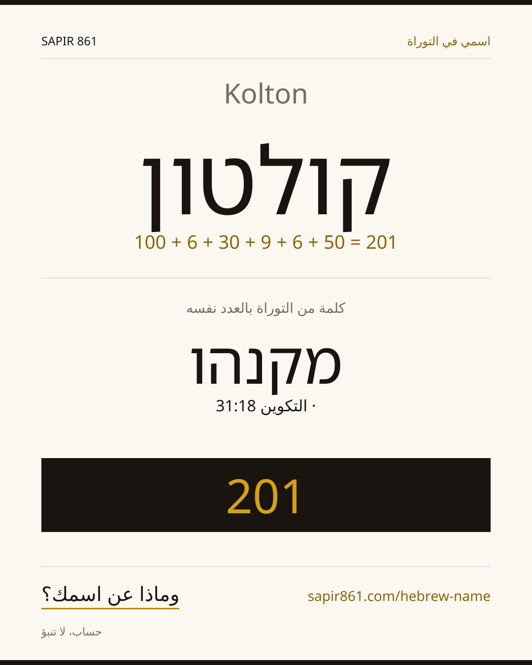 Kolton — קולטון