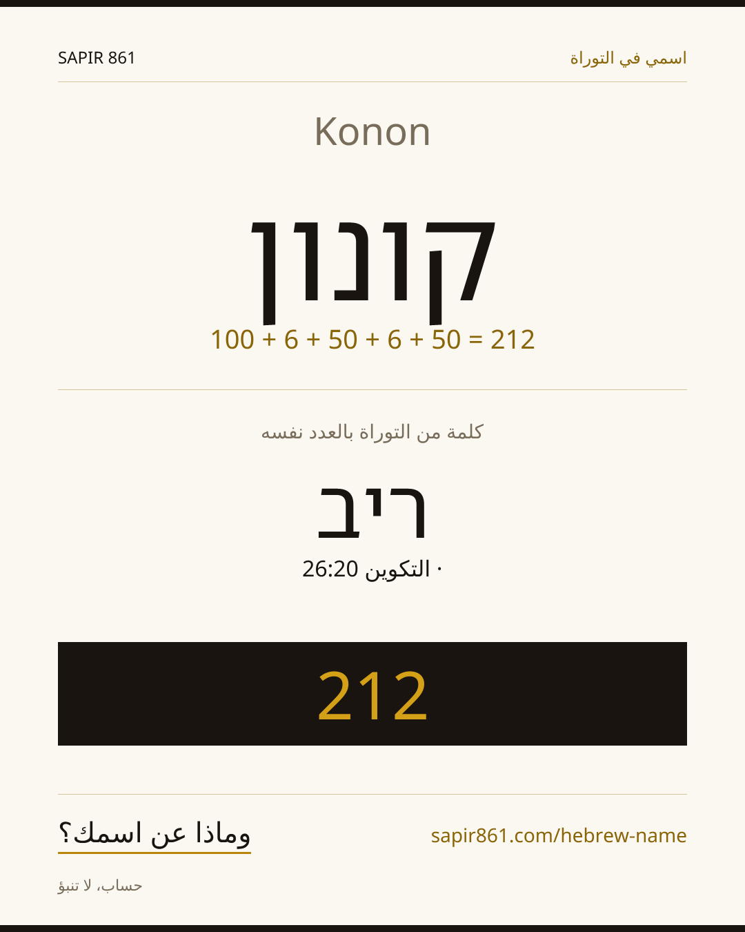 Konon — קונון
