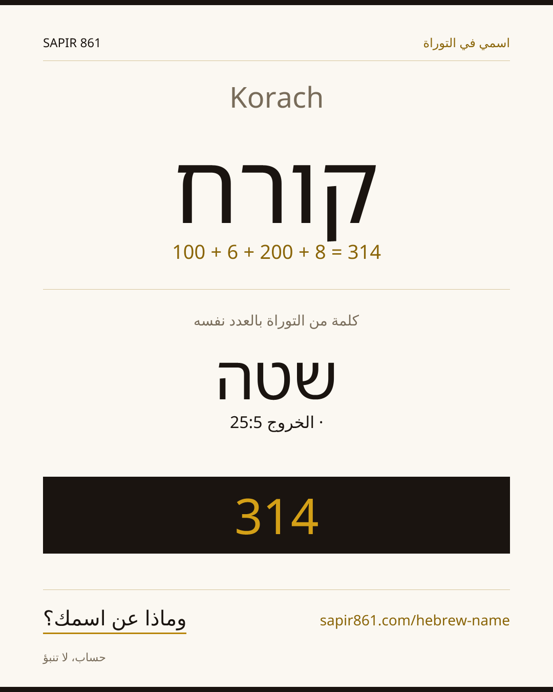 Korach — קורח