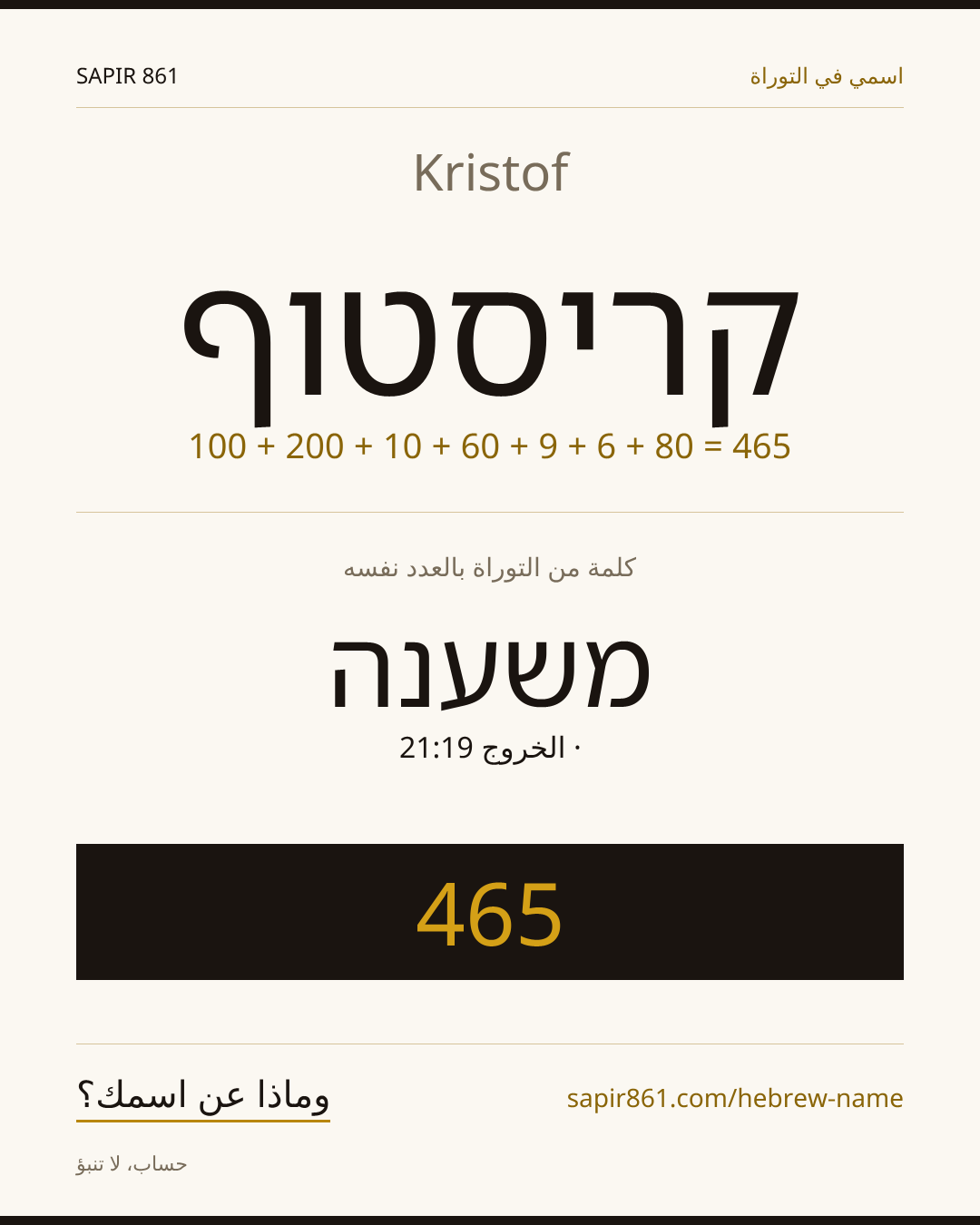 Kristof — קריסטוף